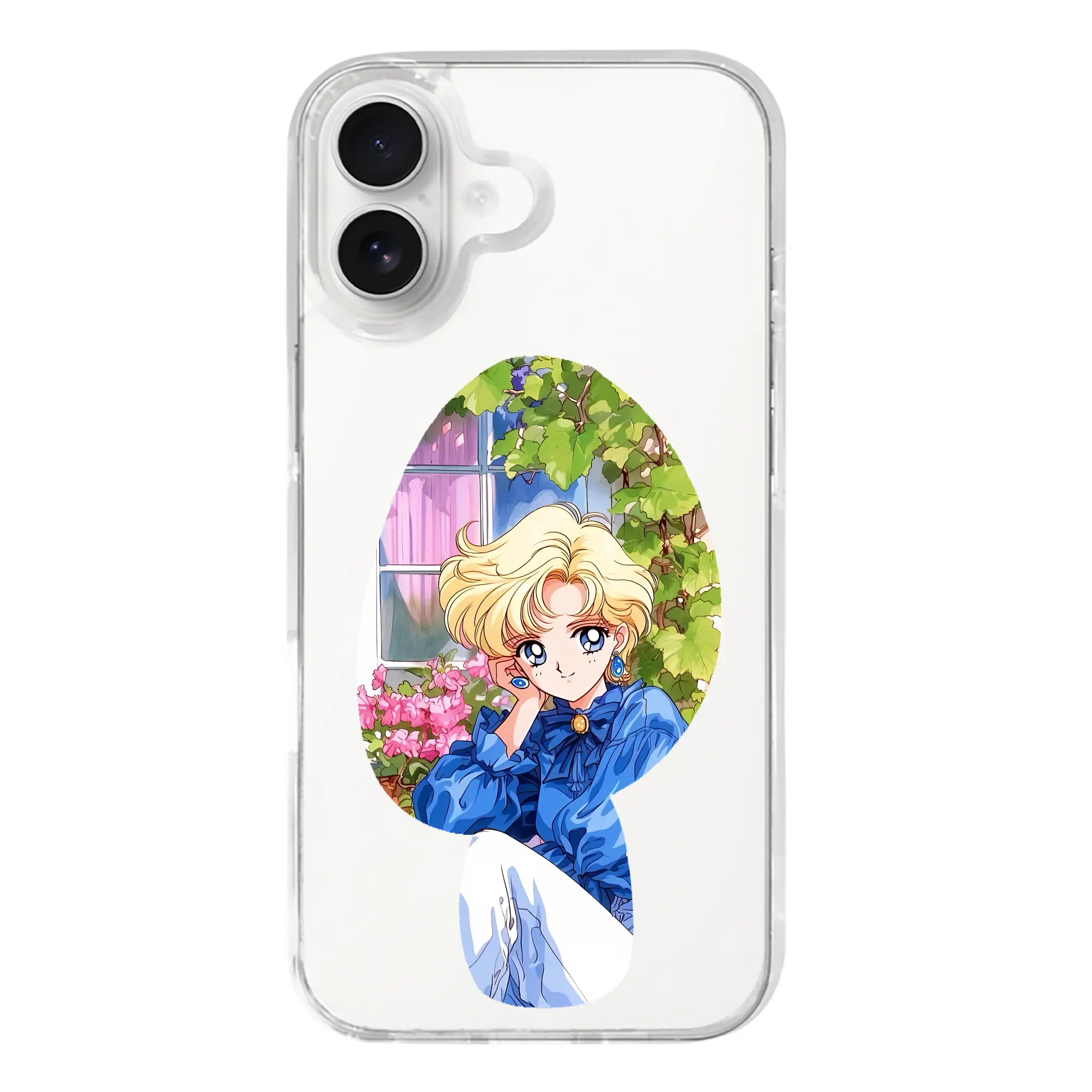 美少女戦士セーラームーン グッズ 天王 はるか - iPhone 17シリーズ 透明スマホケース – 薄型・耐衝撃・精密フィット保護カバー